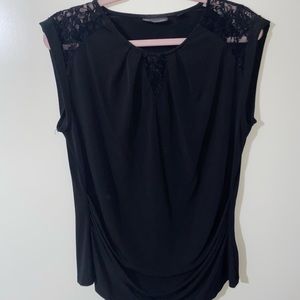 New York & Co 7thAvenue Design Black XL Top